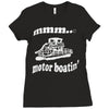 motorboatin pontoon Ladies Fitted T-Shirt