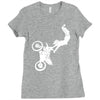motocross motor bike motorrad cross biker freestyle mx sx baja Ladies Fitted T-Shirt