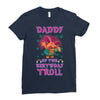 birthday troll daddy Ladies Fitted T-Shirt