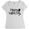 happy father's day Women's Triblend Scoop T-shirt