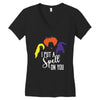 spell on you white letter Women's V-Neck T-Shirt