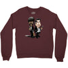 pulp fiction caricature ideal birthday gift present Crewneck Sweatshirt