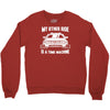 my other ride is a time machine Crewneck Sweatshirt