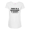 This is a Designer T-Shirt Maternity Scoop Neck T-shirt