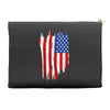 sa distress flag cool american Accessory Pouches