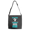 god found autism dad Adjustable Strap Totes