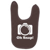oh snap camera Baby Bibs