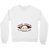 February Peeking Out Asian Baby Boy Crewneck Sweatshirt