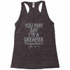 ohn lennon you may say... Racerback Tank
