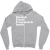 kiedes flea frusciante smith Zipper Hoodie