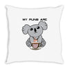 my puns are Throw Pillow