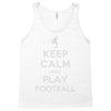 keep calm and play football Tank Top