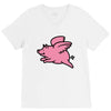 flying pig V-Neck Tee