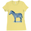 caged Ladies Fitted T-Shirt
