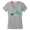 shark weekend Women's V-Neck T-Shirt