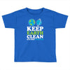 keep earth clean it's not uranus kawaii planets Toddler T-shirt