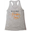 my favorite season is pumpkin spice Racerback Tank