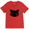 sad cat V-Neck Tee