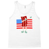 bacon american flag dab Tank Top