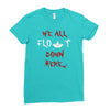 stephen we all float down here movie scene baloon Ladies Fitted T-Shirt