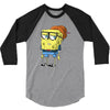 hipster spongebob squarepants 3/4 Sleeve Shirt