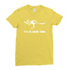 cricket it's an aussie thing Ladies Fitted T-Shirt