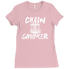 chain smoker disc Ladies Fitted T-Shirt