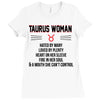 Taurus Woman Ladies Fitted T-Shirt