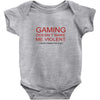 gaming doesn't make me violent Baby Bodysuit