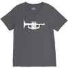 trumpet funny jazz music new V-Neck Tee