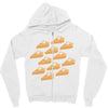 ugly pumpkin pie Zipper Hoodie