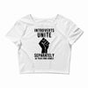 introverts unite separately in your own homes Crop Top