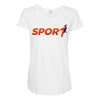 sport Maternity Scoop Neck T-shirt