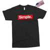 simple red Exclusive T-shirt