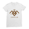 coffee club Ladies Fitted T-Shirt