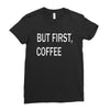 but firsh coffee Ladies Fitted T-Shirt