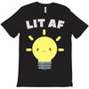 lit af kawaii light bulb T-Shirt