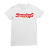 Drawing Ladies Fitted T-Shirt