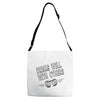 drinks well with others Adjustable Strap Totes
