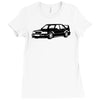 mercedes w201 Ladies Fitted T-Shirt