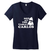 not at the table carlos hangover Women's V-Neck T-Shirt
