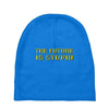 the future is stupid Baby Beanies