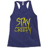 stay creepy Racerback Tank