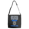 police officers dad Adjustable Strap Totes