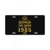 kings are born in 1985 License Plate