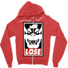 lose Zipper Hoodie