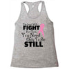 the lord will fight for you, you need only to be still Racerback Tank