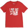 i put out for santa claus V-Neck Tee