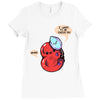 virus loves you this much Ladies Fitted T-Shirt