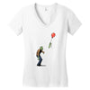 happiness is fleeting Women's V-Neck T-Shirt